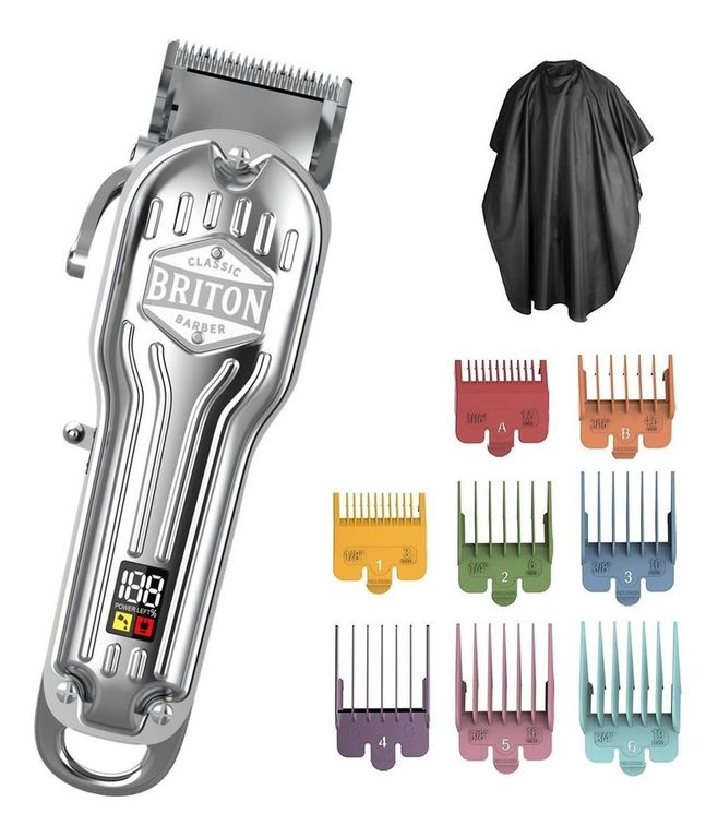 Briton Barber inalámbrica con kit profesional