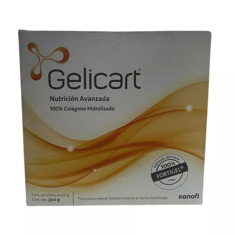 Gelicart colágeno hidrolizado en sobres
