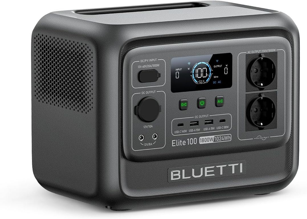 Estación de energía Bluetti Elite 100 1800 W 1024 Wh
