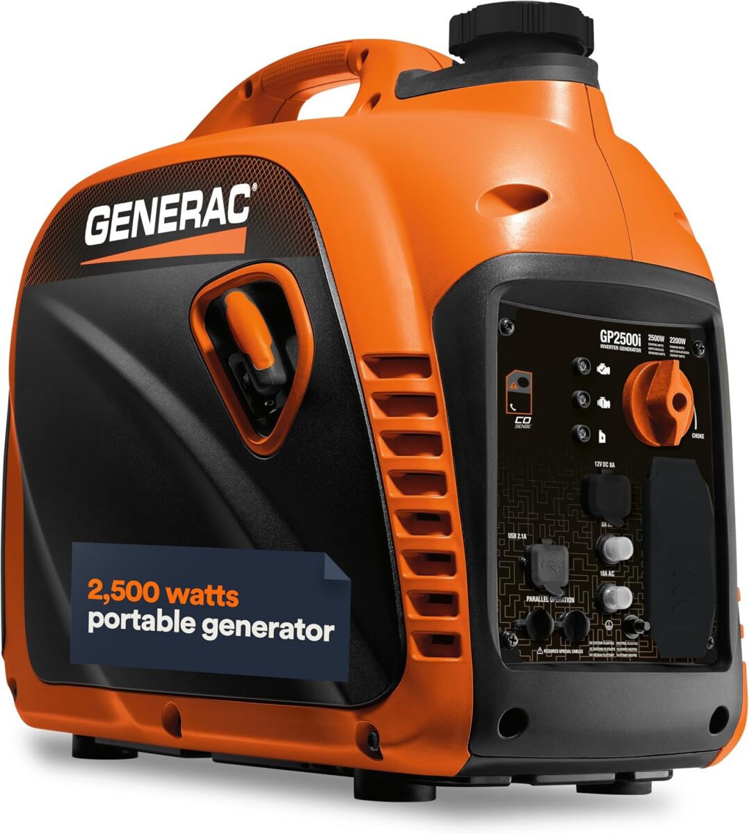 Generador inverter Generac GP2500i 2500W respaldo de hogar EE.UU.