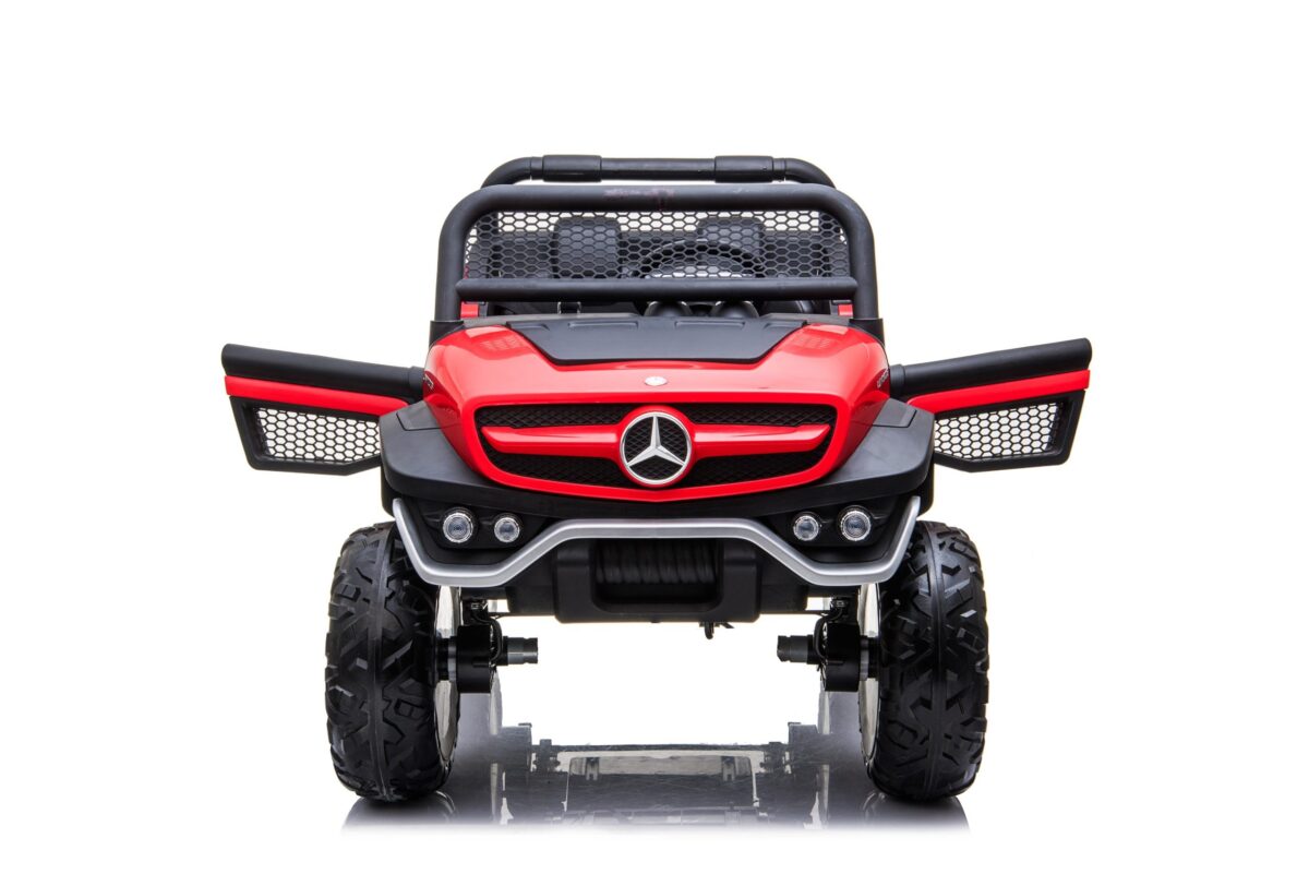Buggy Mercedes Unimog XXL 12V biplaza montable eléctrico premium para niños