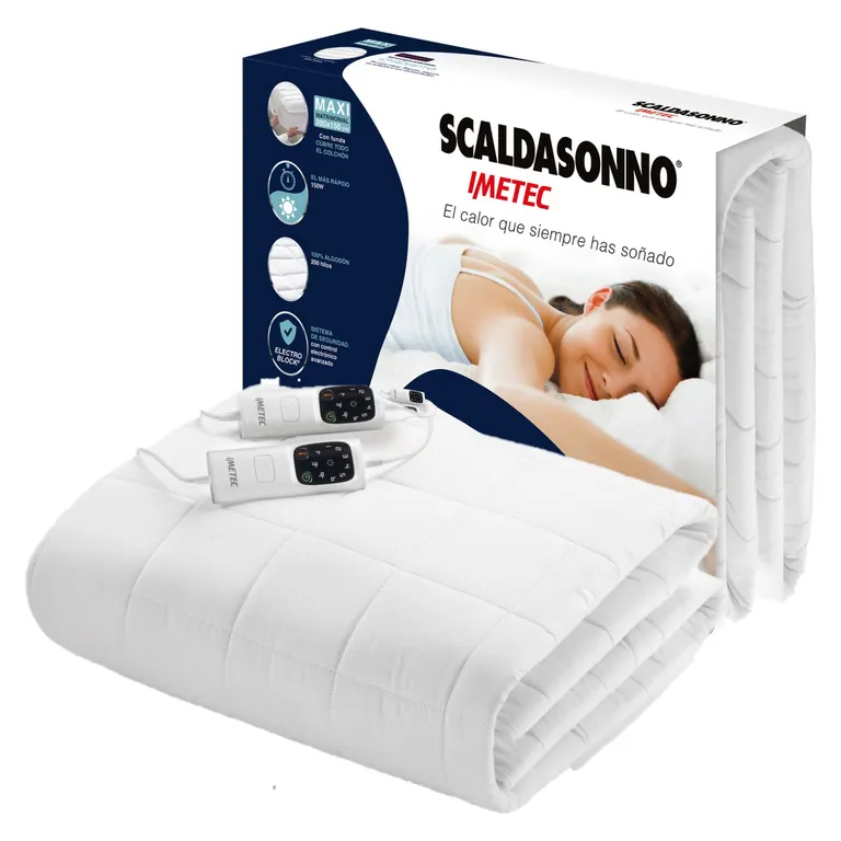Scaldasonno Maxi Adapto 100% algodón 2 plazas