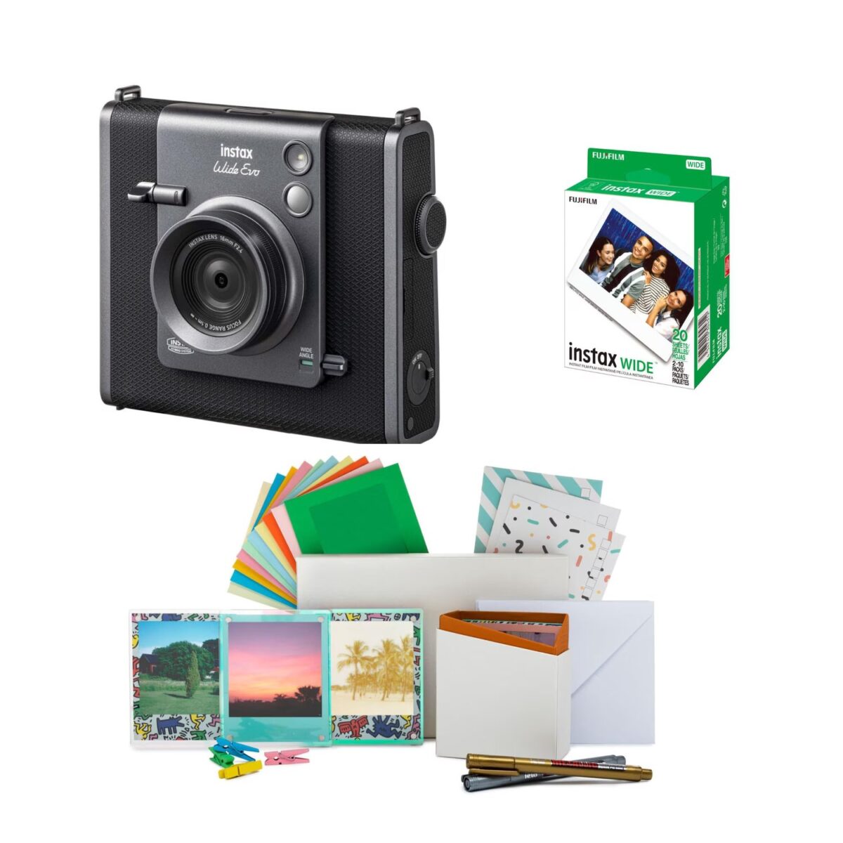 Cámara instantánea Fujifilm Instax Wide Evo