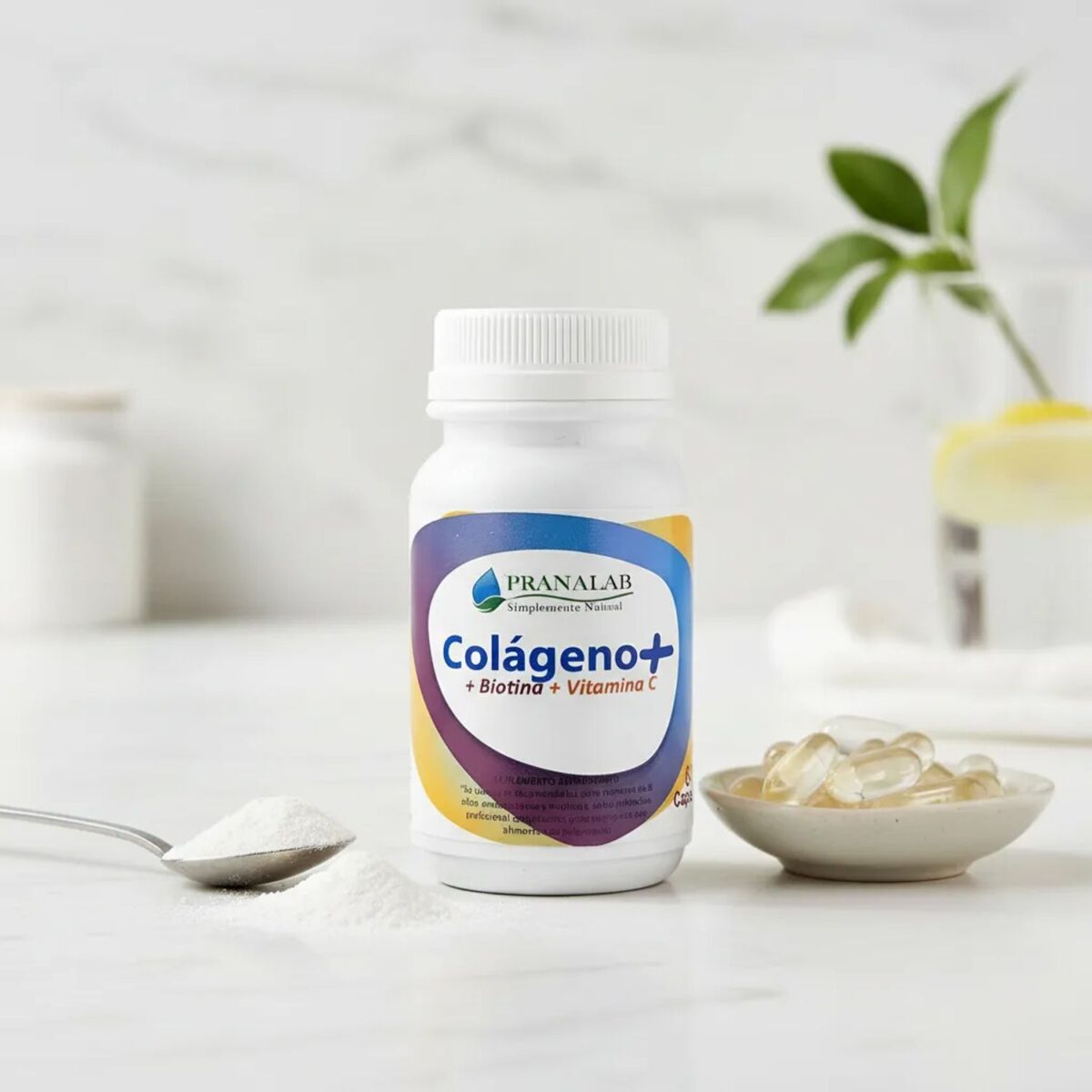 Colágeno + biotina + vitamina C Pranalab