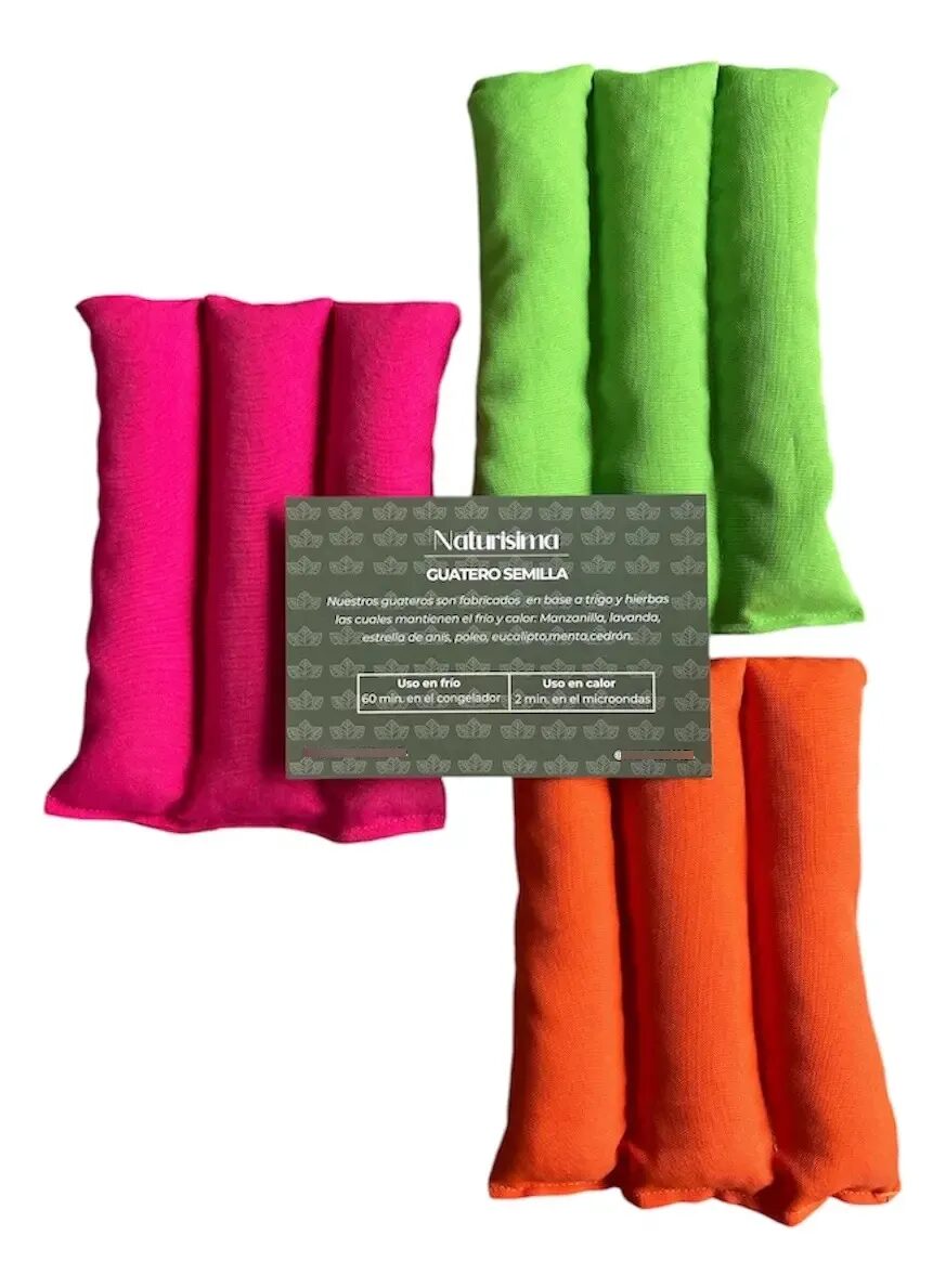 Pack 3 guateros de semillas naturales