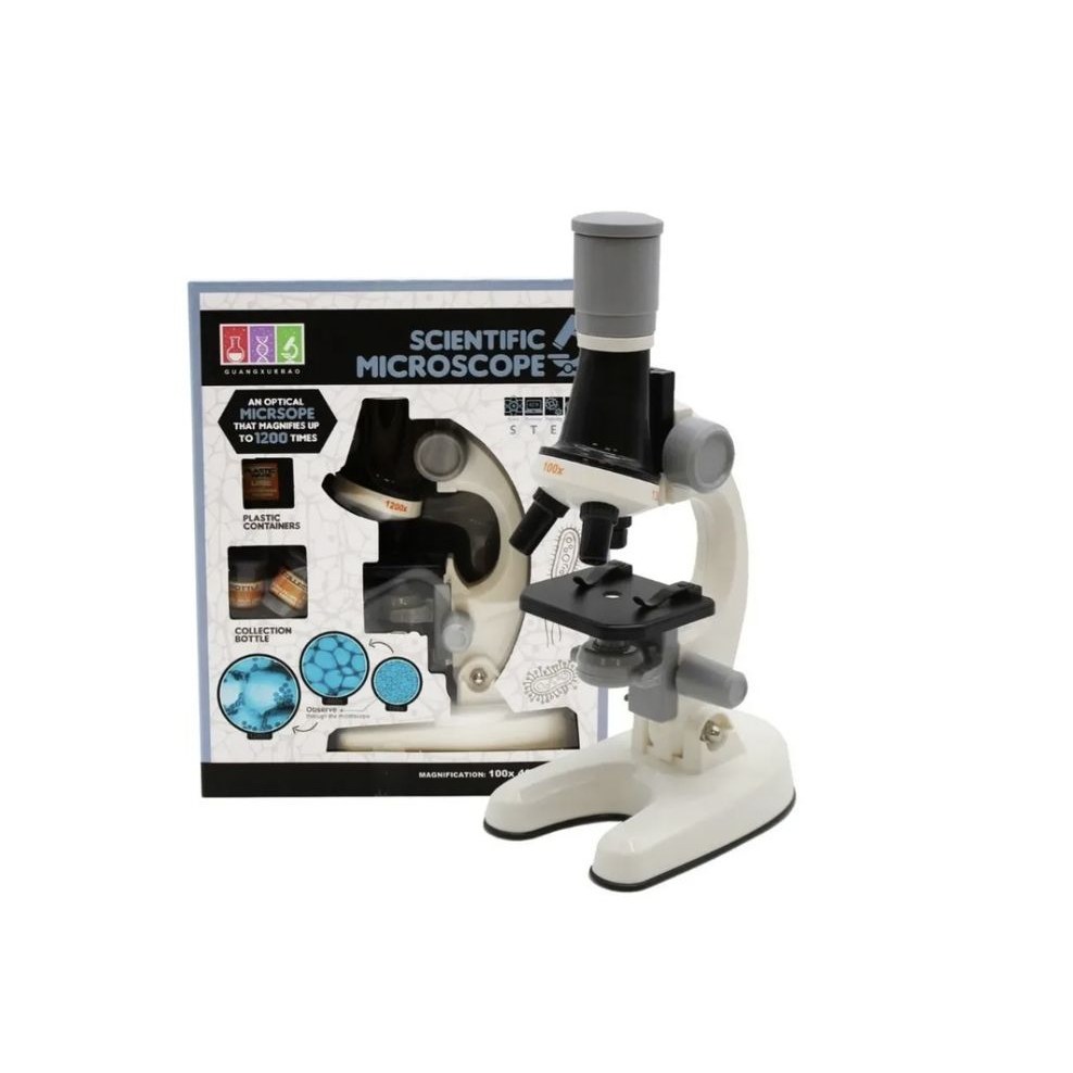 Kit Microscopio Compuesto 100x-450x