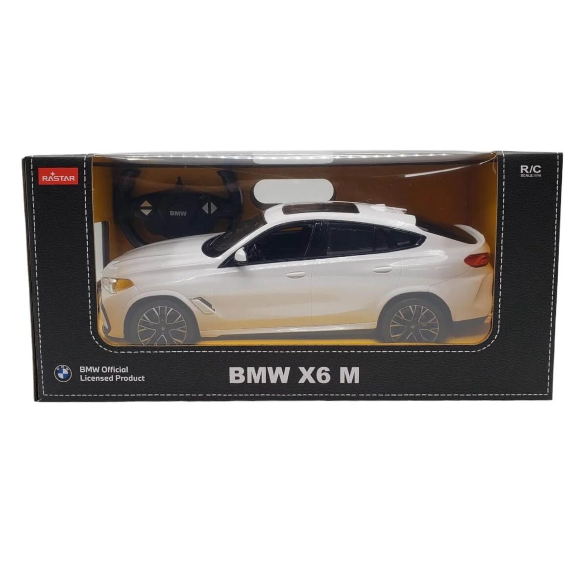 Rastar BMW X6 M 1:14 (licencia oficial) auto a control remoto premium para niños