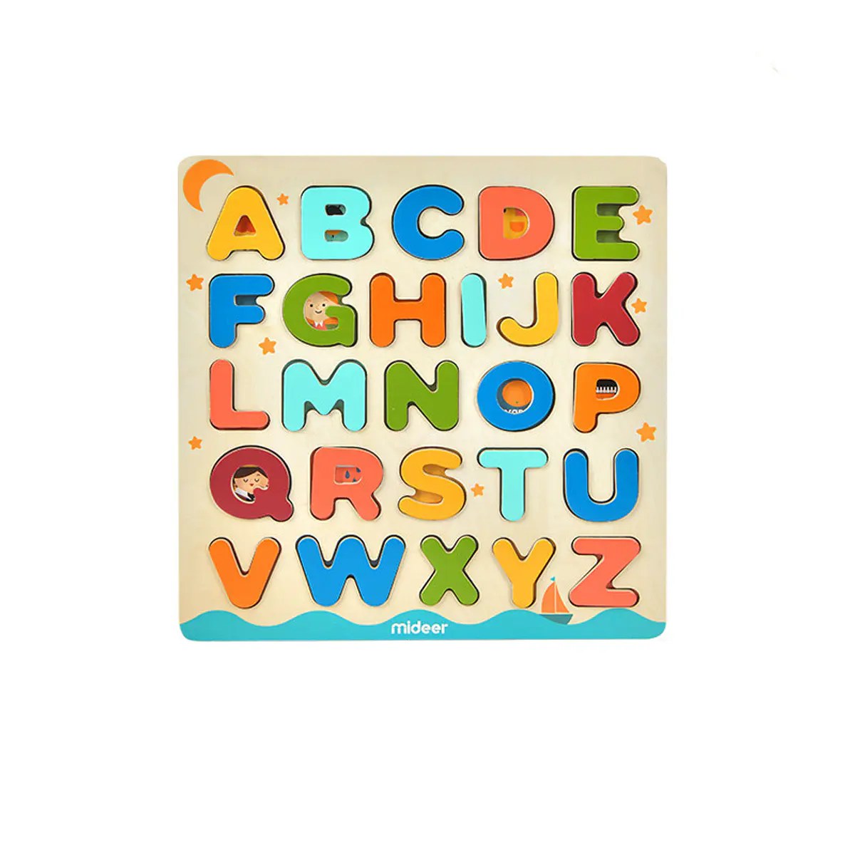 Puzzle alfabeto/números magnético (Pangui Toys)