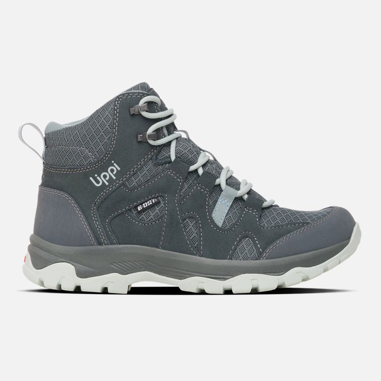 Zapatilla de trekking impermeable Lippi Tellus Mid B-Dry para mujer