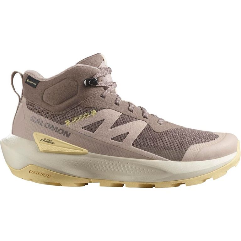 Zapatilla de trekking impermeable Salomon Elixir Activ Mid GORE-TEX para mujer