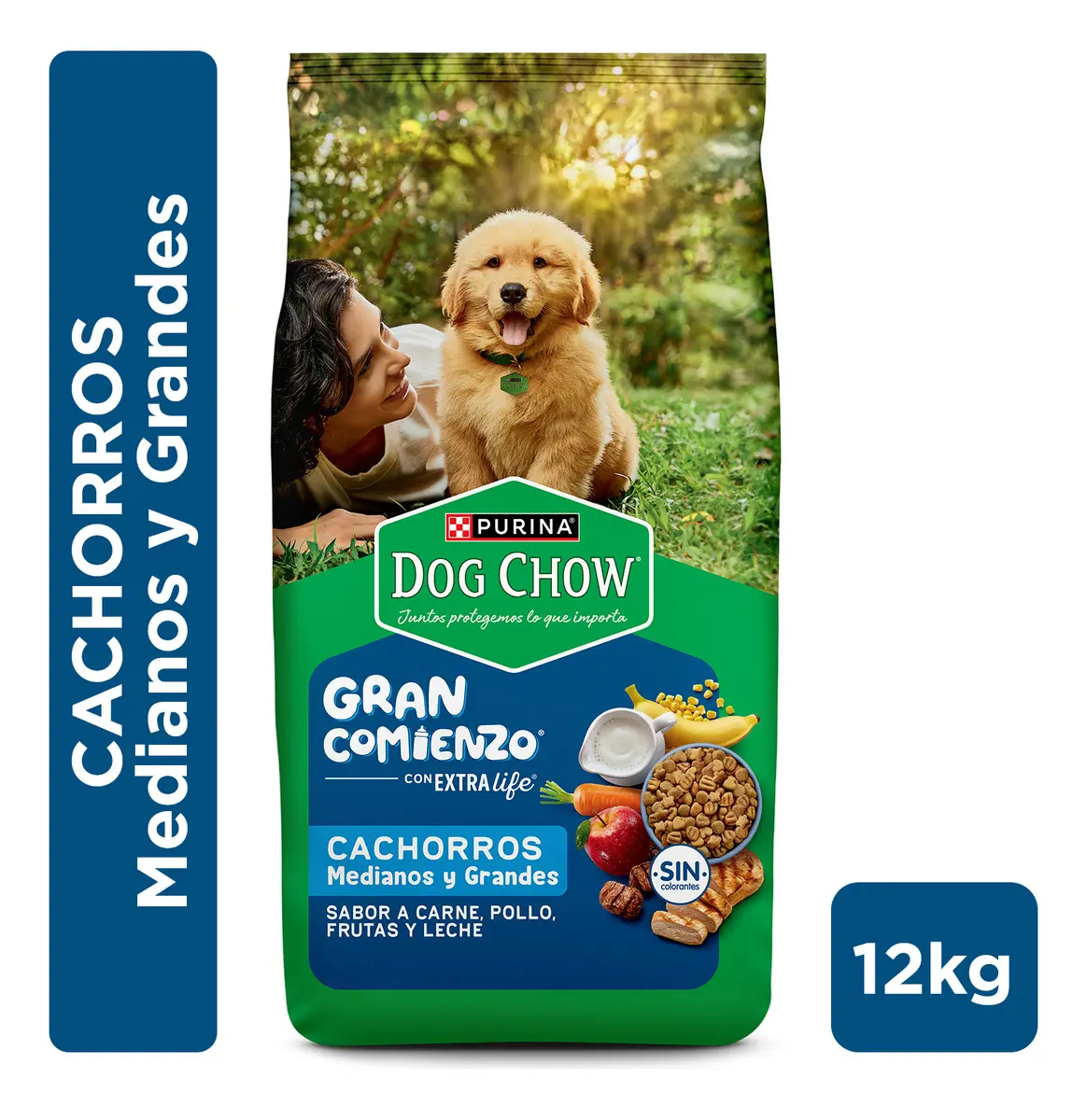 Dog Chow Gran Comienzo Cachorros Medianos y Grandes 12 kg