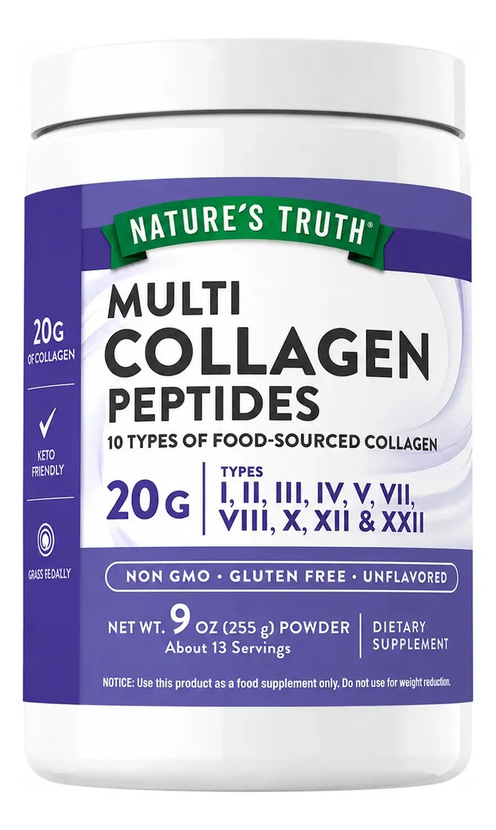 Nature's Truth Multi Collagen 255 g · sin sabor