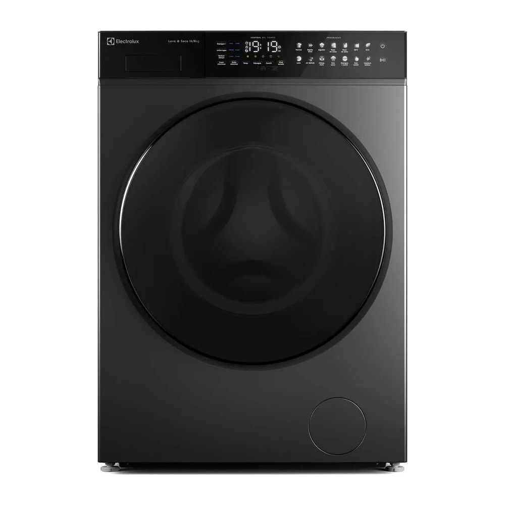 Lavadora secadora Electrolux EFLWD12O de 14/8 kg, color ónix