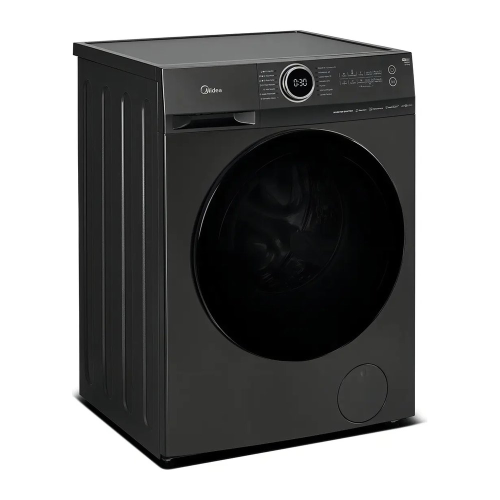 Lavadora secadora Midea MF200D130WB/T de 13/10 kg, color titanio