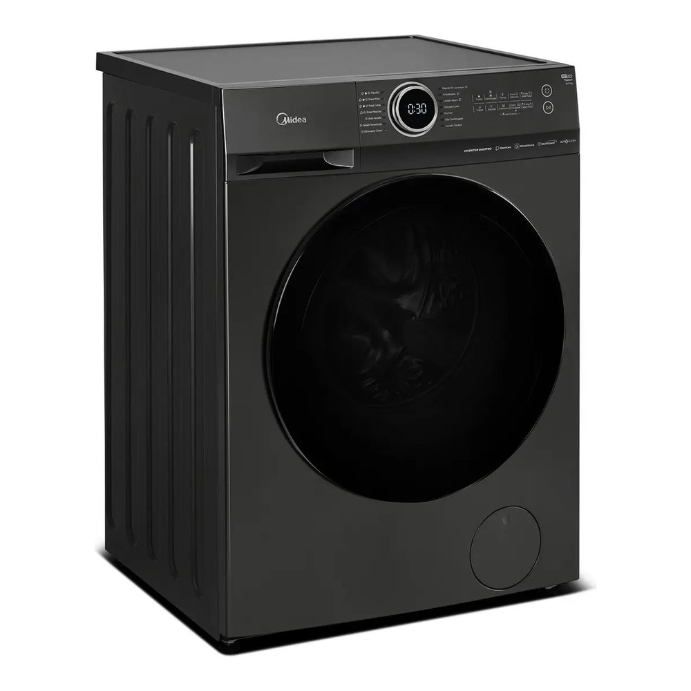 Lavadora secadora Midea MF200D150WB/T de 15/11 kg, color titanio