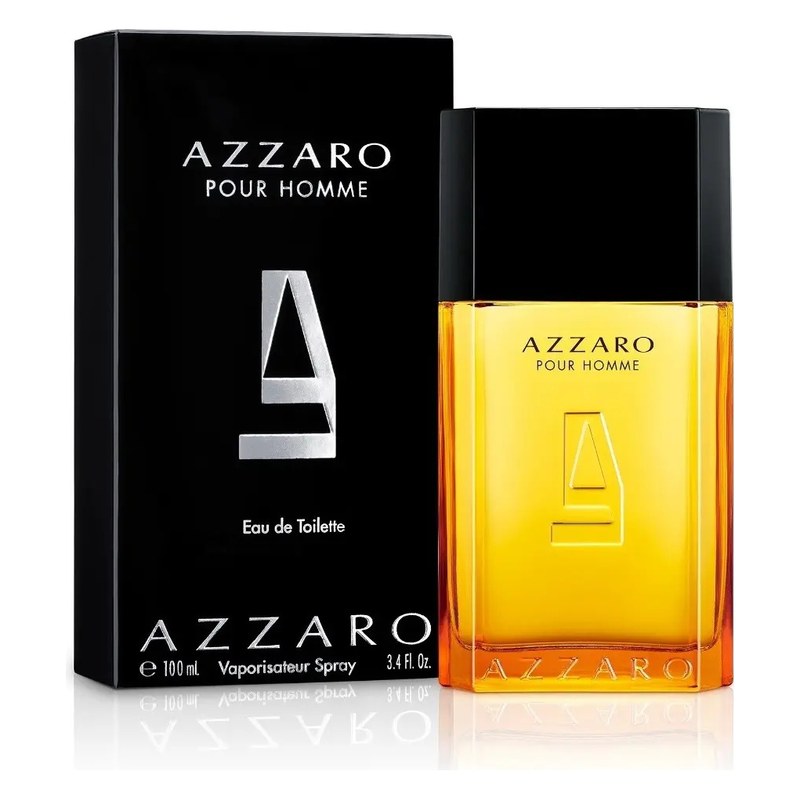 Perfume Azzaro Pour Homme Eau de Toilette 100 ml con su caja