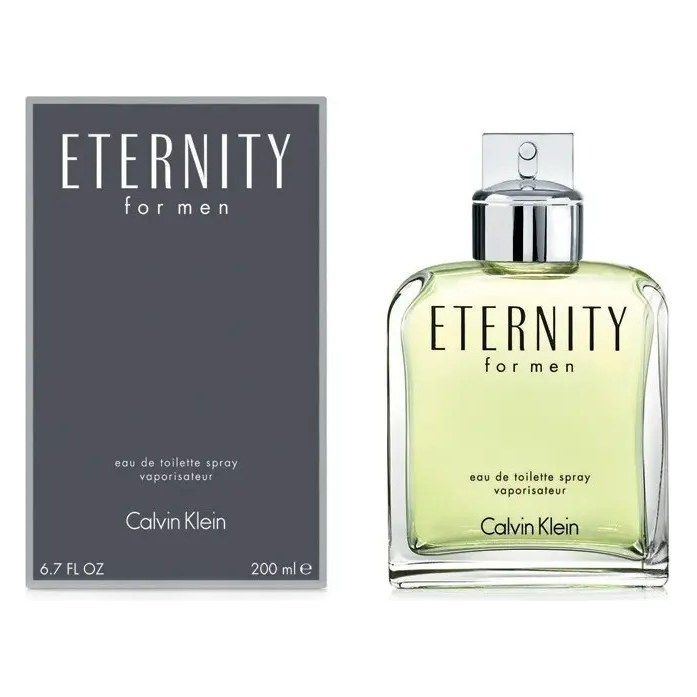 Perfume Calvin Klein Eternity for Men Eau de Toilette 200 ml con su caja