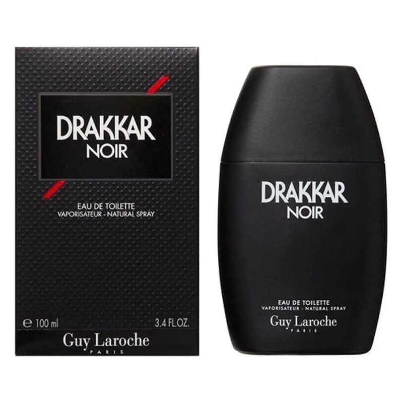 Perfume Guy Laroche Drakkar Noir Eau de Toilette 100 ml con su caja